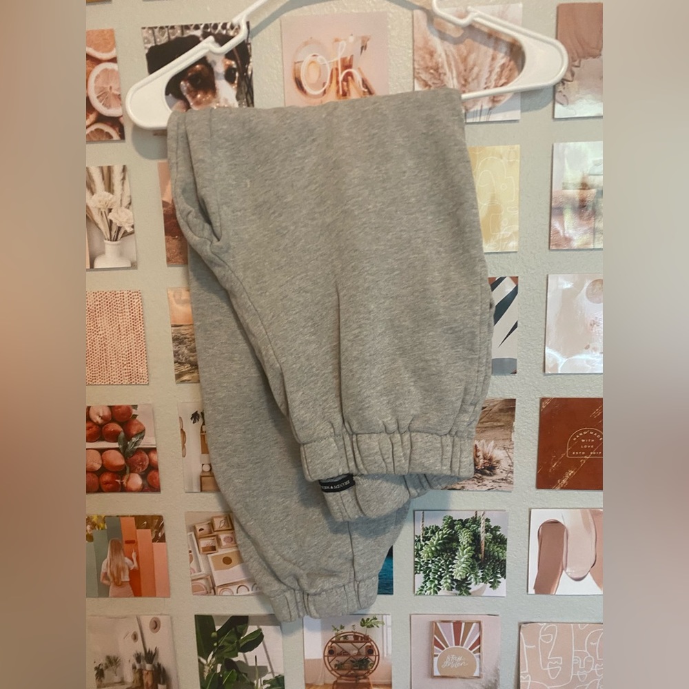 Brandy Melville Rosa Sweatpants- Heather Gray